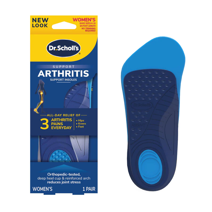 DR. SCHOLL'S  ARTHRITIS SUPPORT INSOLES WOMEN