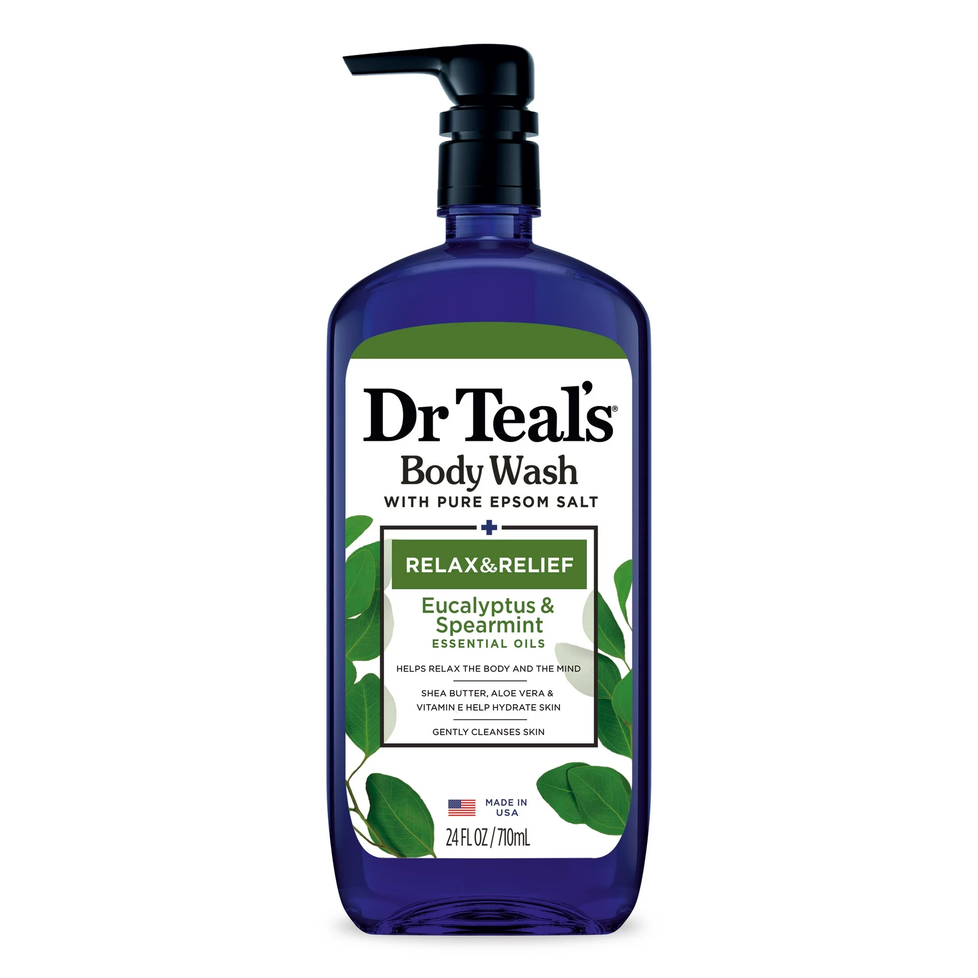 Dr. Teals body Wash Eucalyptus Spearmint 24oz