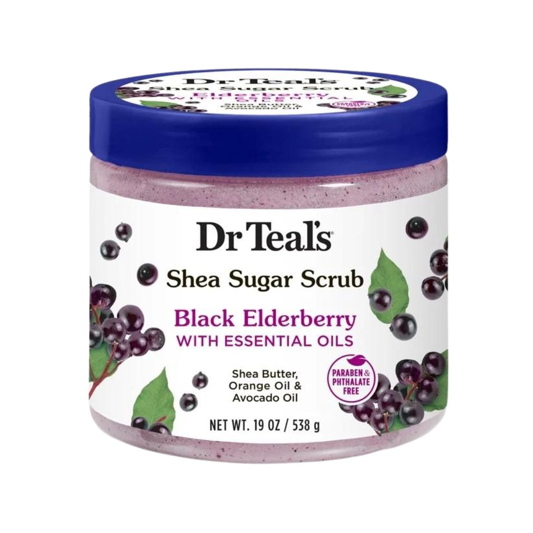 DRT Shea Sugar Scrub Black Elderberry 19 oz