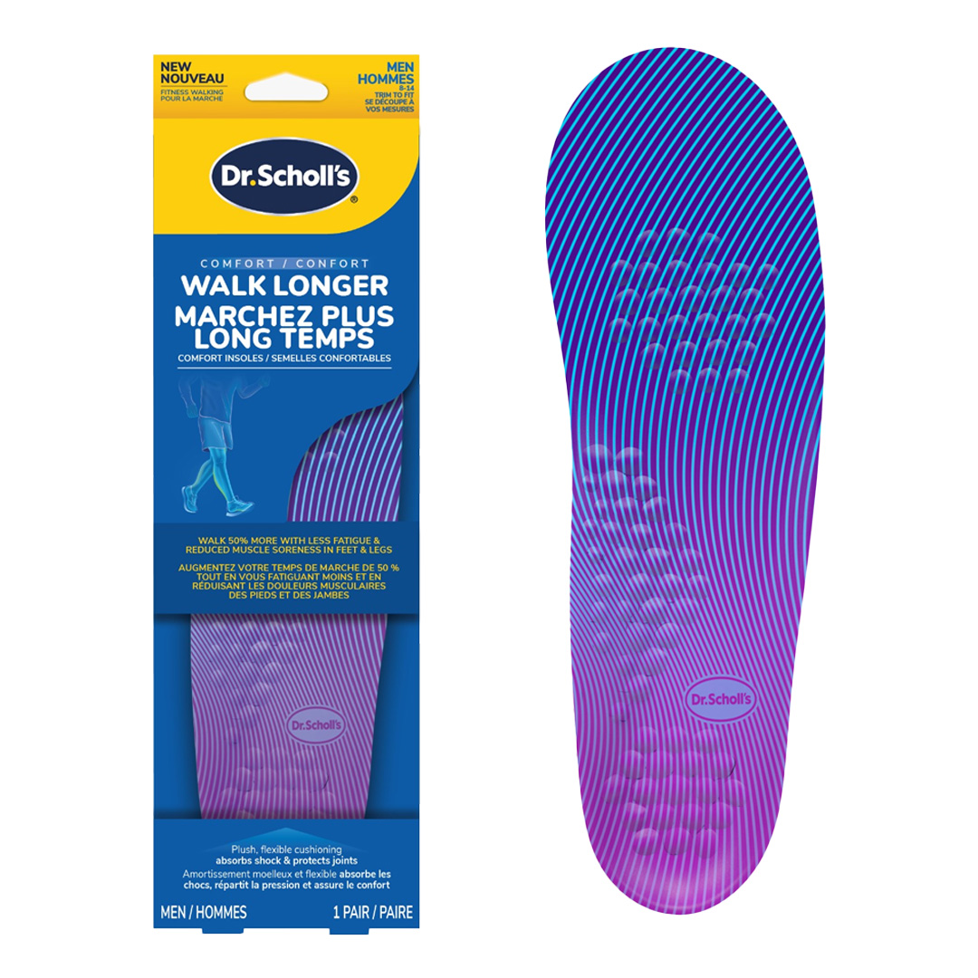 Walk Longer Insoles Men