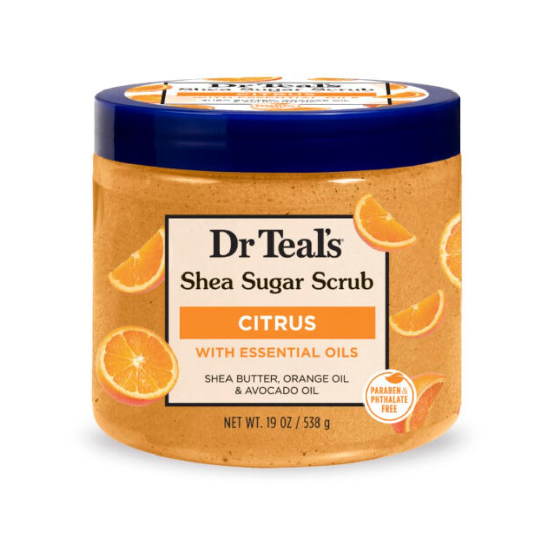 DRT Shea Sugar Scrub Citrus Vit C 19 oz